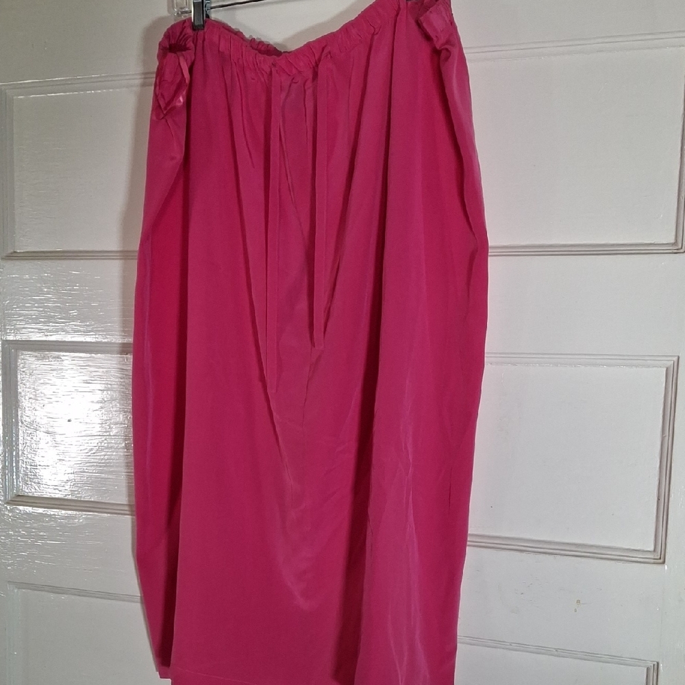 Diane Gilman Vibrant Pink Midi Skirt